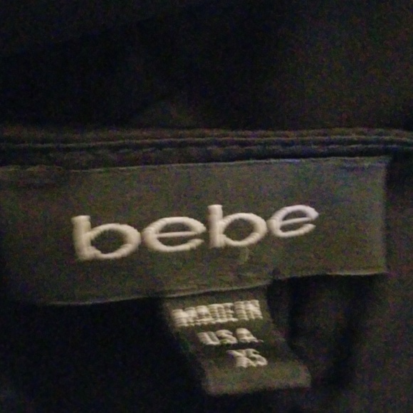 Bebe Black fancy formal flirty dress - Picture 2 of 6